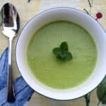 Cooking is Contagious and Spring English Pea Soup With Mint