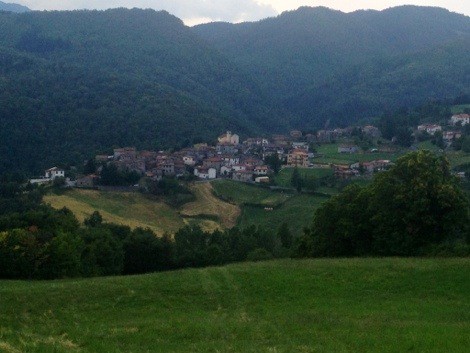 Village in the Garfagnana region of Italy