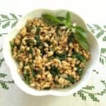 Farro With Spinach, Lemon, Basil & Pinenuts: A guest post on Eating Rules