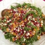 Butternut Squash, Pomegranate, Arugula Salad | FoodieGoesHealthy