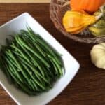 French Green Beans With Mustard Shallot Sauce