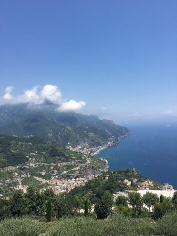 Bird's eye view in Ravello from A Teenager's Guide to Positano on FoodieGoesHealthy.com